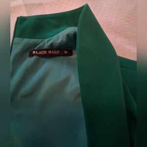 Black Halo Green Dress